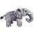 Elefante de Pelúcia Realista Safari Decoração Nicho Savana - Imagem 5