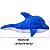 Golfinho De Pelúcia 55cm Dolphin Animais Marinhos Macio Azul - Imagem 5