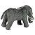 Elefante de Pelúcia Realista Safari 35cm Decoração Nicho - Imagem 4