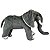 Elefante de Pelúcia Realista Safari 35cm Decoração Nicho - Imagem 1