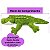 Jacaré Pelúcia Grande Crocodilo 95cm Alligator Macio Fofo - Imagem 3