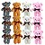 Kit 12 Ursinho de Pelúcia Chaveiro Mini Urso Teddy Com Laço - Imagem 1