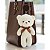 Kit 12 Ursinho de Pelúcia Chaveiro Mini Urso Teddy Com Laço - Imagem 5