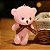 Kit 12 Ursinho de Pelúcia Chaveiro Mini Urso Teddy Com Laço - Imagem 7