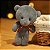 Kit 12 Ursinho de Pelúcia Chaveiro Mini Urso Teddy Com Laço - Imagem 5