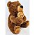 Urso de Pelúcia Com Filhote Nicho Bebê Ursinho Safari Bear - Imagem 4
