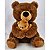 Urso de Pelúcia Com Filhote Nicho Bebê Ursinho Safari Bear - Imagem 3