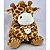 Girafa de Pelúcia Com Filhote Girafinha Nicho Bebê Safari - Imagem 2