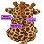 Girafa de Pelúcia Com Filhote Girafinha Nicho Bebê Safari - Imagem 3