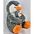 Pinguim de Pelúcia Com Filhote Bebê Nicho Mar Antialérgica - Imagem 3