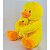 Pato de Pelúcia Com Filhote Bebê Nicho Patinho Fazenda - Imagem 3