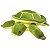 Tartaruga de Pelúcia Marinha 30cm Plush Antialérgica Macia - Imagem 2