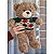 Urso de Pelúcia Teddy 40cm com Roupa Ursinho Fofo Bebê Bear - Imagem 4