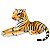Leão Tigre Onça Kit Com 3 Pelúcias Bichos Safari Realista - Imagem 6
