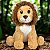 Kit Leão e Leoa de Pelúcia Safari Luxo Nicho Decoração Bebê - Imagem 4