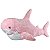 Tubarão de Pelúcia Grande Shark Realista Macio Decoração Mar - Imagem 3