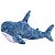 Tubarão de Pelúcia Grande Shark Realista Macio Decoração Mar - Imagem 2