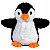 Pinguim De Pelúcia Realista Bebê Infantil Macio Luxo 22cm - Imagem 1