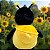 Abelha de Pelúcia com Capuz Plush Antialérgica Macia Bee - Imagem 4