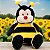 Abelha de Pelúcia com Capuz Plush Antialérgica Macia Bee - Imagem 1