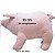 Porco de Pelúcia Realista Grande e Macio Fazendinha Pig - Imagem 3