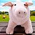 Porco de Pelúcia Realista Grande e Macio Fazendinha Pig - Imagem 6