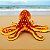 Polvo de Pelúcia Realista Octopus 36cm Macio Plush Mar - Imagem 4