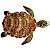 Tartaruga de Pelúcia Marinha 34cm Realista Macia turtle Mar - Imagem 6
