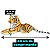 Tigre de Pelúcia 44cm Safari Realista Tigrinho Deitado Tuka - Imagem 3