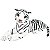 Tigre Branco de Pelúcia 44cm Safari Realista Deitado Tuka - Imagem 1
