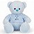 Urso de Pelúcia Revelação Boy Azul Girl Rosa Chá de Bebê - Imagem 2