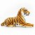 Tigre de Pelúcia Realista Deitado 55cm Safari Sunn Toys - Imagem 6