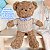 Urso de Pelúcia com Roupa Teddy 43cm Ursinho Amigo Bebê Bear - Imagem 4