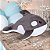 Kit 3 Pelúcia Marinha Tubarão Baleia e Golfinho Plush 30cm - Imagem 7
