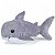 Kit 3 Pelúcia Marinha Tubarão Baleia e Golfinho Plush 30cm - Imagem 2