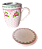 Caneca Infusora de chá Rosas Encantadas - Imagem 2
