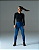 CALÇA JEANS SKINNY FEM GALAPAGOS BOLT BLUE COFIDENCE TAM 40 - Imagem 1