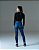 CALÇA JEANS SKINNY FEM GALAPAGOS BOLT BLUE COFIDENCE TAM 40 - Imagem 6