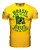 CAMISETA TEAMSIX VERDE E AMARELA BRASIL - Imagem 1