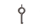 CHAVE DE ALGEMA BRASIL INOX PEQUENA - Imagem 1