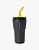 COPO TUMBLER HURRICANE PRETO/AMARELO - GALAPAGOS - Imagem 1