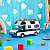Carro Policia 77 Peças Lego Brinquedo com Luz Som - Imagem 3