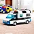 Carro Policia 77 Peças Lego Brinquedo com Luz Som - Imagem 5