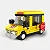 Brinquedo Blocos de Construção Carro Ônibus Escolar - Imagem 1