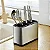 Dispenser Porta Talher Inox 4 Divisórias - Imagem 4