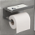 Suporte Para Papel Higiênico Premium Com Apoio Para Objetos - Imagem 3