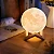 Luminária Lua Cheia 3D Abajur Decorativa Usb Com Suporte - Imagem 3