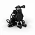 Suporte garra para celular moto universal com carregador usb - Imagem 1