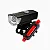 Kit Bike Farol Frontal + Traseiro Ultra Led Usb Recarregável - Imagem 1