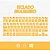 Teclado Sem Fio Bluetooth Recarregável Com Mouse - AMARELO - Imagem 6